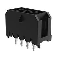 Amphenol FCI 10127721-063LF ຮອດເດີແລະຮ້ອງສາຍ Minitek Power3.0 DR VTH HDR 6Pos 15Mic Au