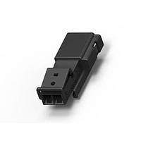 AMP Connectors - TE Connectivity 1563190-1 ທາບ ເຮາຊິ້ງ 2POS TAB 1.6 X 0.6 TAB HSG CODA