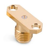 Wurth Elektronik 60312412114517 ປະເພດປະຕູກັບ Panel Receptacles WR-SMA 2-HOLE FLANGE STRAIGHT RND POST