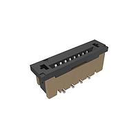 Amphenol FCI SFW8S-2STE1LF Board Mount 1.00mm Flex Connector, SFW Straight series, 8 Position, Top Entry Surface Mount, ZIF