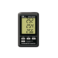 LUTRON MTM-380SD ເຄື່ອງວັດແທກອຸນຫະພູມ 3 ຊ່ອງ (-50.0~1300.0 °C, -50.1~-100.0 °C)