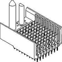 Molex 74061-1082 ຕູ້ຕໍ່ໄປຄວາມໄວສູງ / ຕູ້ຕໍ່ໄປຮູບແບບ VHDM BKPLANE HDR 10 ບອດ-ຕໍ່-ບອດ hdr