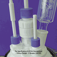 SciLab SL.Rea4020 ຝາປະຕູປະຕິບັດ PTFE, DN200, ປຸ່ມສອງຫມຸດ 6, 2x34/-, 3x24/- ແລະ 45/-