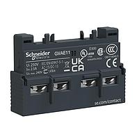SCHNEIDER GVAE11 ບລອກຕິດຕໍ່ສະຫນອງສະຫນອງ / ຊິດສະຫນອງ MAN-START AUX CONTACT 575VAC 1AMP