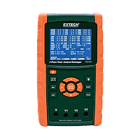 EXTECH PQ3450 3-Phase Power Analyzer/Datalogger (3000A, ຕົວບັນທຶກຂໍ້ມູນ)