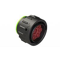 Amphenol SINE Systems AHDP06-24-07PN-SRA ຕົວເຊື່ອມຕໍ່ ຂະໜາດ 24 ປລັກ, 7 ຕຳແໜ່ງ, ກະດູກຫຼັງ, ການຈັດຕັ້ງກັບຄືນ, ການປິດປ້ອງທົ່ວໄປ, ຕົວແປງວົງແຈ້ງນົວ