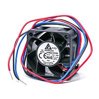 Delta Electronics, Inc. FFB0412VHN-BR00 ພັງລົມ Tubeaxial Tubeaxial, 40x28mm, 12VDC, ລົດບໍລິເຄື່ອງ Ball Bearing, ສາຍສີ 3-Lead, ຕິດຕາມການລອກ Locked Rotor Sensor