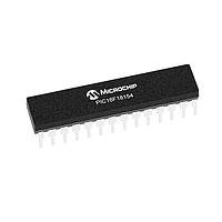 Microchip Technology PIC16F18154-I/SP ມາຄຣອຄຄອນເຕີ 7KB Flash, 512B RAM, 128B EEPROM, 12b Diff. ADCC, 2x16-bit dual PWM
