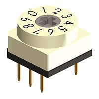 Diptronics RBH2-10RBVB ສະຫນັບສະຫນູນການສະຫນອງສະຫນອງ THRU-HOLE 3X2 TERM 10 STEP FLAT HD ACT