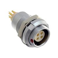 NorComp 820B004-203R001 Connectors IP50 Female Push-Pull Panel Mount 4 Position Straight Solder Cup