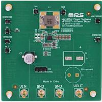 Monolithic Power Systems (MPS) EVL28167-N-Q-00A ຕົວຄວບຄຸມແຮງດັບໄຟຟ້າ - ຕົວຄວບຄຸມແຮງດັບໄຟຟ້າປ່ຽນແປງ 2.8V ຫາ 22V, 3A, 4-ສະວິດຊ໌, ຕົວແປງ Buck-Boost ລວມກັນມີການສະແດງ PG ແລະ ບອດປະເມີນ