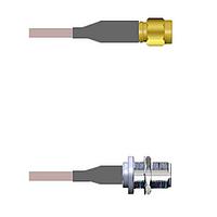 Amphenol Custom Cable Q-3F025000H007i ສາຍສະບັບ RF SMA-SP/N-SJB G142 7I