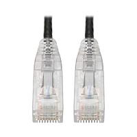 Tripp Lite N201-S01-BK Cat 6 1FT BLK CAT6 NTWRKPTCH SLIMCBL