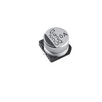 Nichicon UUQ1E100MCLDMLGB ອະລູມິນຽມ ແອລັກໂຕລິຕິກ ຄັບພາຊິເຕີ