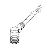 Molex 1200060505 ເສັ້ນສາຍອ່ານສະເຕີ / ເສັ້ນສາຍກະທົບ MMC-4P-4W-FE-90-3M-CEI