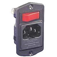 Bulgin BVA01/Z0000/02 ປະຕູເຂົ້າຕໍ່ຕົວຕໍ່ຂອງ IEC Fused Inlets FUSED INLET SP SW RED PWR MODULE