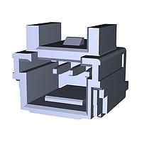 Molex 501953-0505 Shrouded 1mm PicoClasp SMT SR 5CKT RAHDR GLD OUTLK