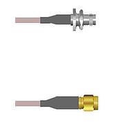 Amphenol Custom Cable Q-0A03F000H024i ສາຍສັນຍານ RF BNC-SJB/SMA-SP G142 24I
