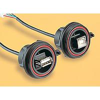 Bulgin PX0844/B/0M50/B ປະເພດ B ເປັນ ປະເພດ B USB B TO B