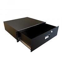 Hammond Manufacturing RDRW1900516BK1 ລັອກລະບົບການເກັບຂອງ Storage Drawer 3U x 16" Depth