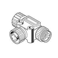 Omron Automation and Safety XS4R-D424-5 ຕົວເຊື່ອມ T-Adapter