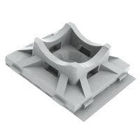 Essentra Components FTH-7A1-RT-C ຖານຢືດສາຍສະເໜີ Cbl Tie Hldr,Adh Mnt, ສະຫຼຸບທ້ອງຖິ່ນ, 1x1 in