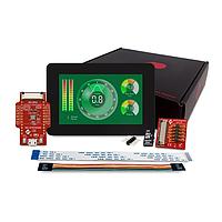 4D Systems SK-GEN4-70DCT-CLB-WVA ຊຸດເລີ່ມຕົ້ນ Starter Kit ສໍາລັບ gen4-uLCD-70DCT-CLB-WVA ກັບ uSD-4GB Industrial, gen4-IB, 4D-UPA ແລະ ສາຍແຟຣມ FFC 150mm