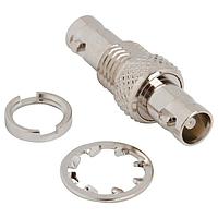 Amphenol RF 034-1109-12G ຕົວແປ RF - ໃນຊຸດ HD-BNC Jck ເປັນ HD-BNC Jack, Blkhd, 12G Op