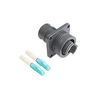 Bulgin PXEB5222B005 ສາຍສະບັບຫຼາຍໂຣດ 2 ຊ່ອງຕໍ່ຕົວຢືດ Flange ໄປຫາ LC Connector