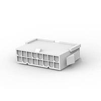 AMP Connectors - TE Connectivity 1-1586861-6 ປຸກຮາວຊິ້ງ 16P PLUG PNL MNT GLOW WIRE