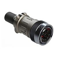 Amphenol SINE Systems AHDM06-24-91SR-059 ຊຸດປຸກ ISOBUS ຂະໜາດ 24, 9 ຕຳແໜ່ງ Receptacles, ຕຳແໜ່ງປະຕິບັດ Socket ມີການຢືດກັບສາຍສະກັບ Backshell Socket Contacts, ການປິດກັນດ້ວຍຂະໜາດລົດລົງ, ຕົວແປງການດັດແກ້ການດັດສະເພາະກວ້າງ (WTA)