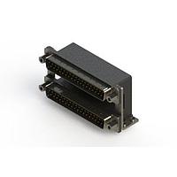 EDAC 661-037-364-059 ຕູ້ສະຫນອງ Dual Port D-Sub ມຸມຂວາ ຕູ້ສະຫນອງ Dual Port D-Sub