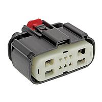 Molex 160076-5006 ຕົວເຊື່ອມ MX150 HYB RCP FEM DR 10CKT CPA KEY-A BLK