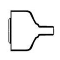 Raychem - TE Connectivity 214A032-25-0 ຮູບປົກຄຸມສາຍສະເລັຍຄວາມຮ້ອນ Heat Shrink Cable Boots & End Caps 214A032-25-0