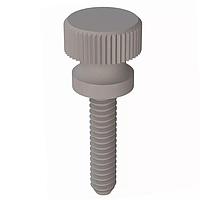 Essentra Components 090440050T ກຸມສະກຣູບມີລູດ Knurled Thumb Screw, #4-40 Thread, 1/2 Lg