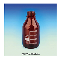 Pyrex Py.1519.01 ຂວດແກ້ວ Amber Glass Lab (bottles only, 25ml)