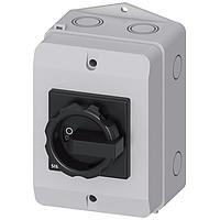 SIEMENS 3LD20641TC51 ສະຫນາມສະແກນວັດຖຸການຫຼິ້ນລົດ DISC SW 16A ENCL ROT HDL BLK 4P