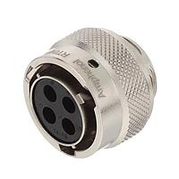 Amphenol SINE Systems RT06144SNH03 ປຸກຕໍ່ຕ່າງໆ, 4 ຕຳແໜ່ງ, ຜູ້ຍິງ, ຂະໜາດປົກ 14, ມີຢາປິດຊິໂລຄອນ