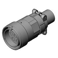 JAE Electronics JK06EM07PN1-F0 ຕູ້ຕໍ່ສະຫນັບ Circular MIL Spec Connector 7 Position Panel Mount, Receptacle, Socket Contact, N