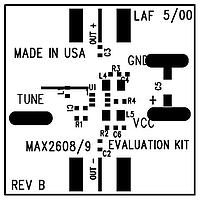 Analog Devices MAX2608EVKIT ຊຸດປະເມີນ VCO ສໍາລັບ MAX2605, MAX2606,