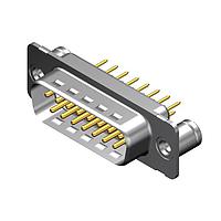 Molex / FCT 173109-1248 ຕົວເຊື່ອມ D-Sub - ຄວາມໜາແຮງມາດຕະຖານ FCT DSUB STR PC PLG 15 PN ມີ CLINCH