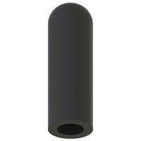 Essentra Components EFA02-43-001 ຝາຝຸ່ນ Fiber Dust Cap Dustcap, ສີດຳ, ຕູ້ສະເມີ SMA