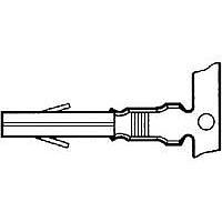 AMP Connectors - TE Connectivity 350570-7 (Cut Strip) ຕິດຕໍ່ SOCKET 24-18 REEL ຕັດສະຕຣິບ 100 ຊິ້ນ