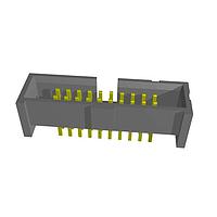 Samtec SHF-118-01-L-D-TH ຮອດເດີແລະຮາວຊິງສາຍສະບັບປົກປ້ອງສະຕຣິບຕີເມນນິນ, 0.050" pitch