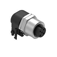Wurth Elektronik 643280100305 ຮອບຮອງ WRCIRC M12 ການສະຫຼຸບສະຫຼຸບ A ແຜງ PCB ເຫຼັ້ມມີມຸມຂວາກັບກະແຜ່ນກະແຜ່ນ M12 ຕົວເຊື່ອມຕໍ່ຍິງ, ຂະໜາດພອດ 5