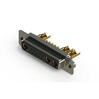 EDAC 628-13W3222-4N2 ຕົວເຊື່ອມຕໍ່ Mixed Contact D-Sub Connectors Vertical Combo Dsub