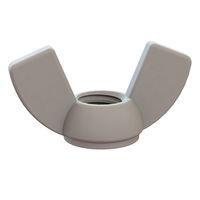 Essentra Components 0637516WN ກຸມປຸ່ມປີ້ງ Wing Nut, 3/8-16 Thread, .72 Height