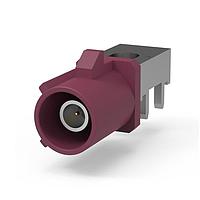 Raydiall Automotive R197.160.D28 ຕູ້ຕໍ່ຕ່າງ PCB ມຸມຂວາ ອັດຕະໂນມັດ Fakra PCB ລະດັບ 5mm ລະຫັດ D