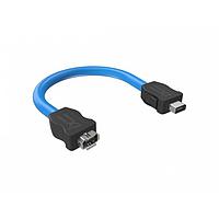 Amphenol Commercial Products ND9ACA2B0A ເຄັບ Cat 6a ix Industrial IP20, ປະເພດ A, 2.0m