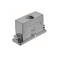 HARTING 19405240483 Hoods 24B HPR ຮູດຄອມແພດ HC (ກວ້າງ), ລອກເລີບກາງ, ການເຂົ້າດ້ານບູດ, M40